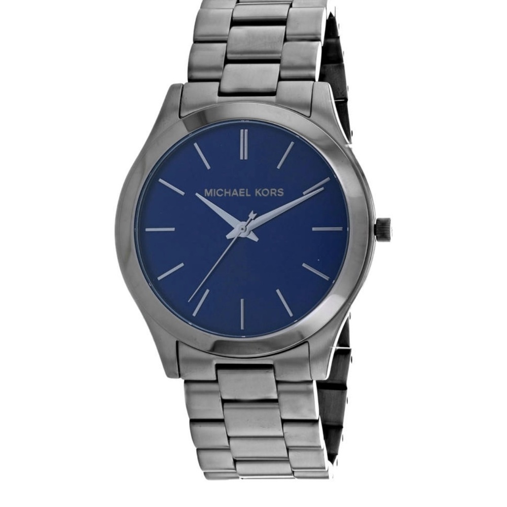 Michael Kors Navy Dial Silver Watch